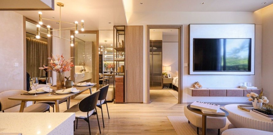 Condo à Pattaya, Thaïlande, 2 chambres  № 167302