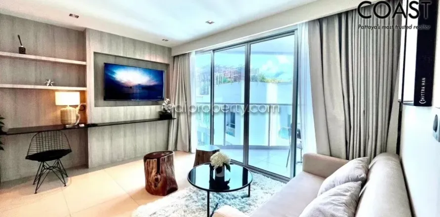Condominio de 1 dormitorio en Pattaya, Tailandia № 212392