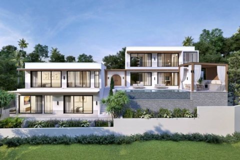 Villa à Ko Samui, Thaïlande 4 chambres № 159943