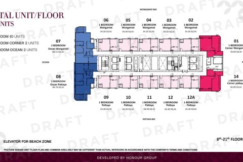 Condo in Pattaya, Thailand, 1 bedroom  № 165336 - photo 13