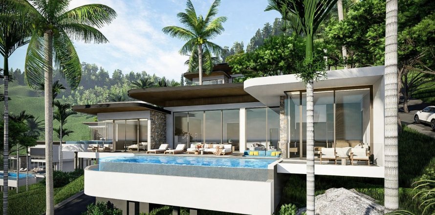 Вилла в Самуи, Таиланд с 3 спальнями № 135774