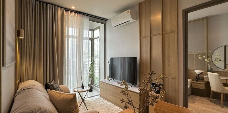 Студия в кондо в Ваттхане, Бангкок, Таиланд № 167524