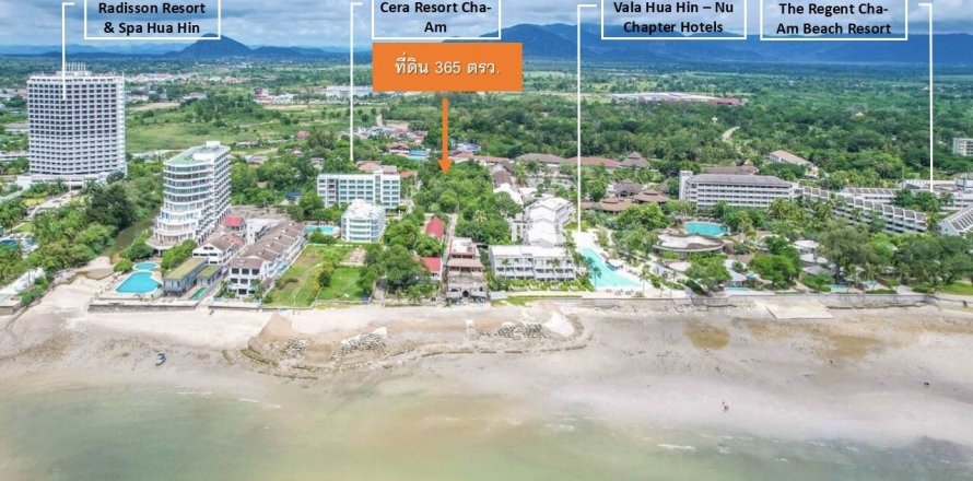 Земельный участок в Ча-аме, Таиланд 1460м2  № 154413