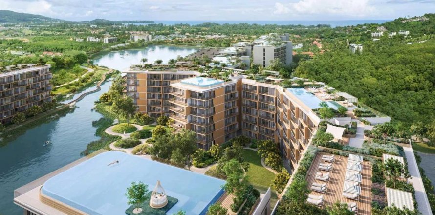 Квартира в Пхукете, Таиланд с 2 комнатами  № 150658