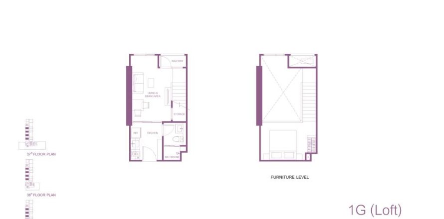 Duplex à Khlong San, Bangkok, Thaïlande 1 chambre № 168063