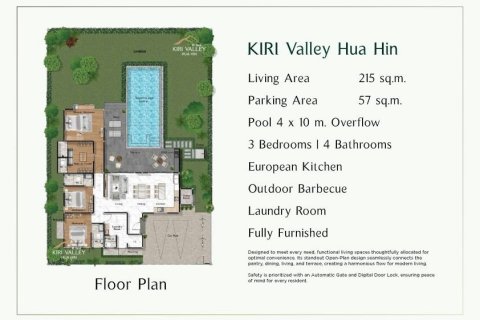 Villa in Hua Hin, Thailand 3 Schlafzimmer № 222424 - Foto 20