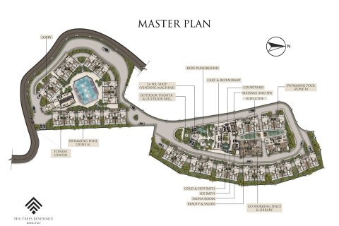 Кондоминиум с 2 спальнями в Банг Тао, Таиланд № 169956 - фото 26