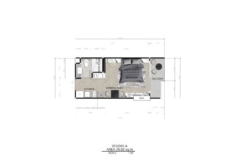 Studio in Pattaya, Thailand № 165166 - photo 11