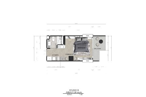 Studio in Pattaya, Thailand № 165165 - photo 13