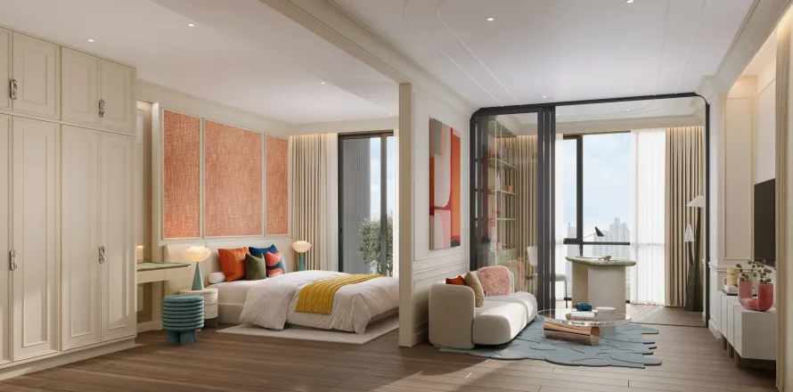 Studio in the Condo in Watthana, Bangkok, Thailand  № 159682