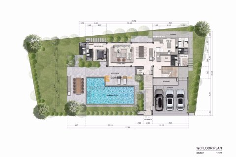 Студия в Паттайя, Таиланд № 63301 - фото 19