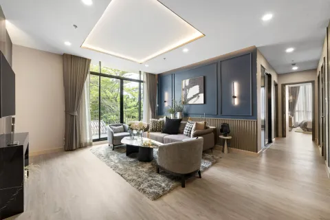 Кондоминиум с 2 спальнями в Дусите, Бангкок, Таиланд № 163263 - фото 4