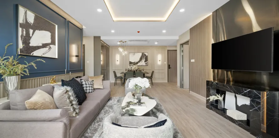 Кондоминиум с 2 спальнями в Дусите, Бангкок, Таиланд № 163263