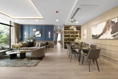 Кондоминиум с 2 спальнями в Дусите, Бангкок, Таиланд № 163263 - фото 3