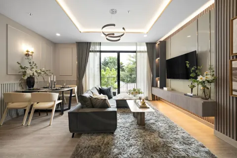 Кондоминиум с 2 спальнями в Дусите, Бангкок, Таиланд № 163263 - фото 7