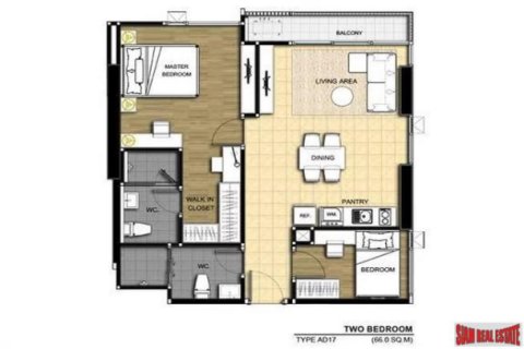 Apartment in Bangkok, Thailand 2 bedrooms № 193787 - photo 4