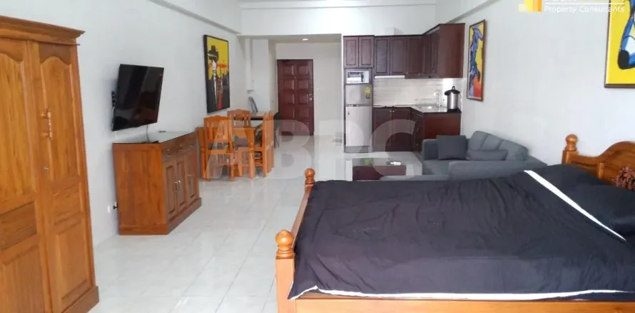 สตูดิโอในคอนโดมิเนียมในจอมเทียน, พัทยา, ประเทศไทย № 210442