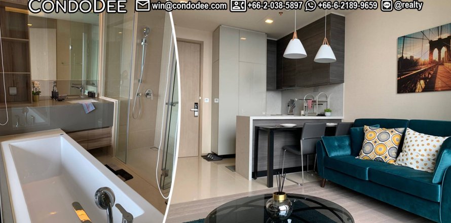 Condo à Watthana, Bangkok, Thaïlande, 1 chambre № 200574