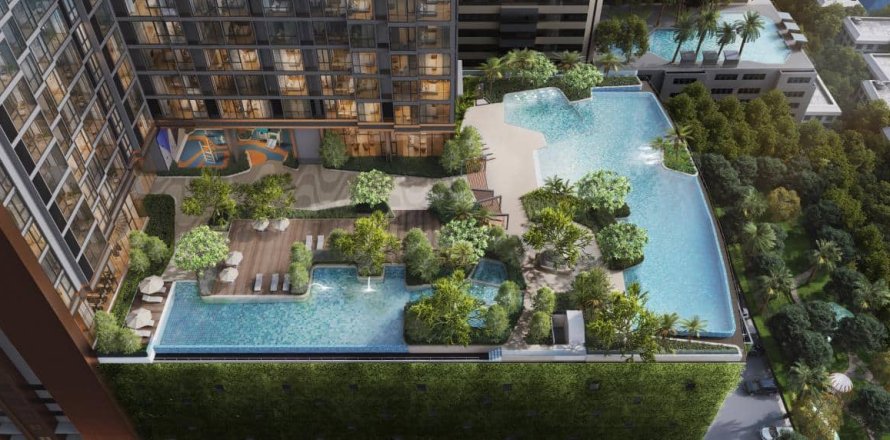 Condo à Bangkok, Thaïlande, 1 chambre  № 166368