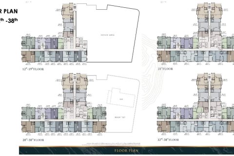 Condo à Bangkok, Thaïlande, 2 chambres  № 166366 - photo 10