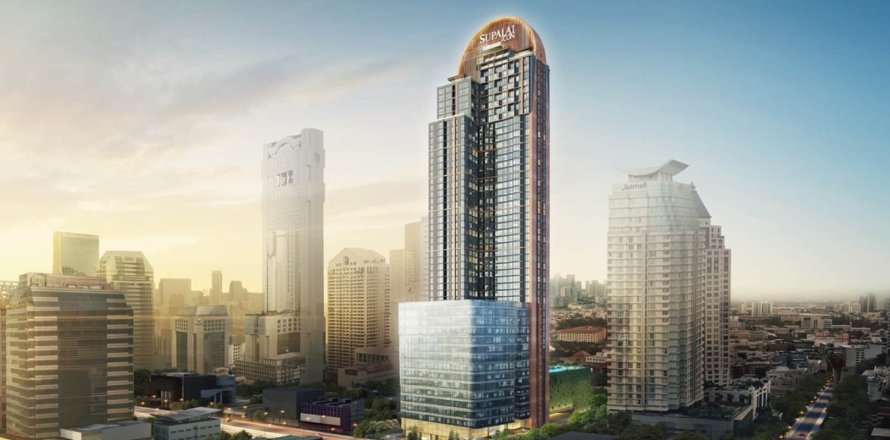 Condo à Bangkok, Thaïlande, 2 chambres  № 166366