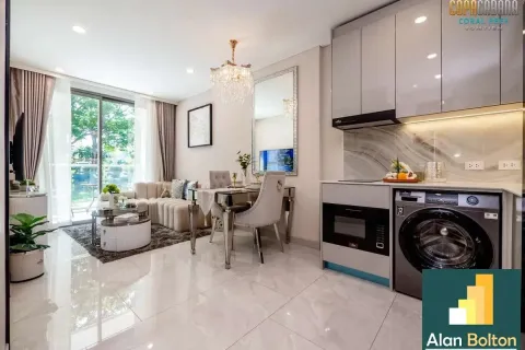 Condominio de 1 dormitorio en Jomtien Beach, Pattaya, Tailandia № 211365 - foto 4