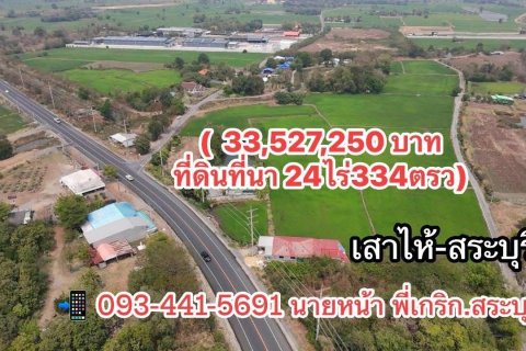 Land in Phra Phutthabat, Thailand 40000 sq.m. № 169202 - photo 1