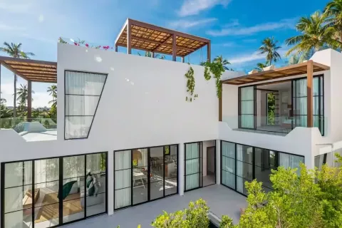 Вилла в Самуи, Таиланд с 3 спальнями  № 135722 - фото 1