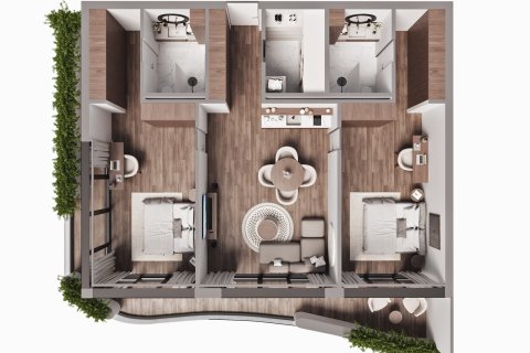 Condo on Nai Harn Beach, Thailand, 2 bedrooms  № 165658 - photo 23