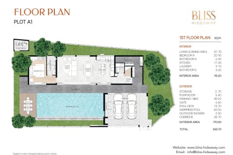 Вилла в Раваи, Таиланд с 4 спальнями № 165661 - фото 10