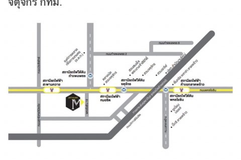 Condo à Chatuchak, Bangkok, Thaïlande, 2 chambres  № 137092 - photo 17