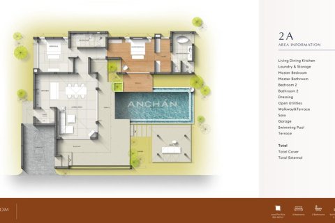 Villa on Naithon Beach, Thailand 2 bedrooms № 74279 - photo 5