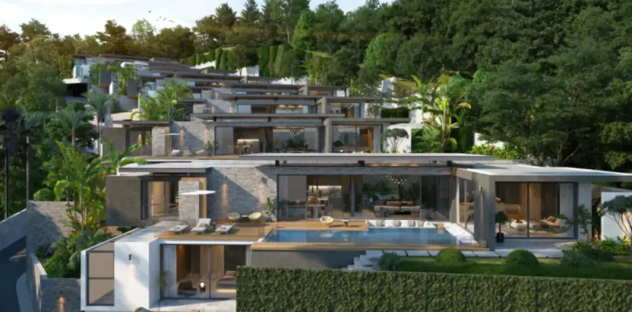 Вилла в Пхукете, Таиланд с 4 спальнями  № 146399