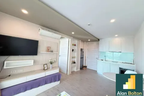 Condominio de 1 dormitorio en Jomtien Beach, Pattaya, Tailandia № 211458 - foto 3