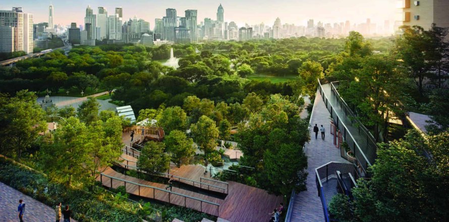 Condo à Bangkok, Thaïlande, 2 chambres  № 166716