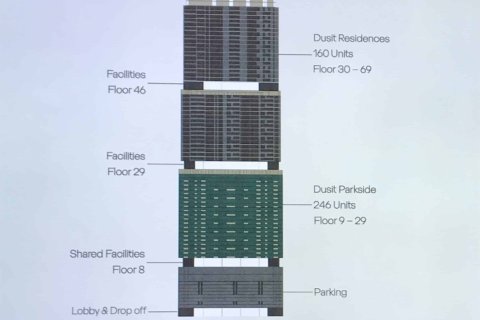 Condo à Bangkok, Thaïlande, 3 chambres  № 166715 - photo 9