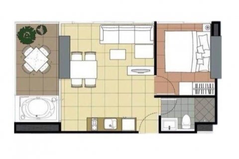 Studio in the Condo in Pattaya, Thailand № 145637 - photo 12