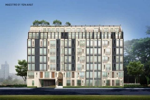 Кондоминиум с 2 спальнями в Сатхоне, Бангкок, Таиланд № 144615 - фото 1