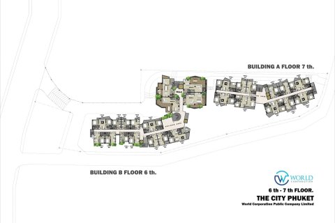 Кондоминиум с 1 спальней в Пхукете, Таиланд № 166016 - фото 13