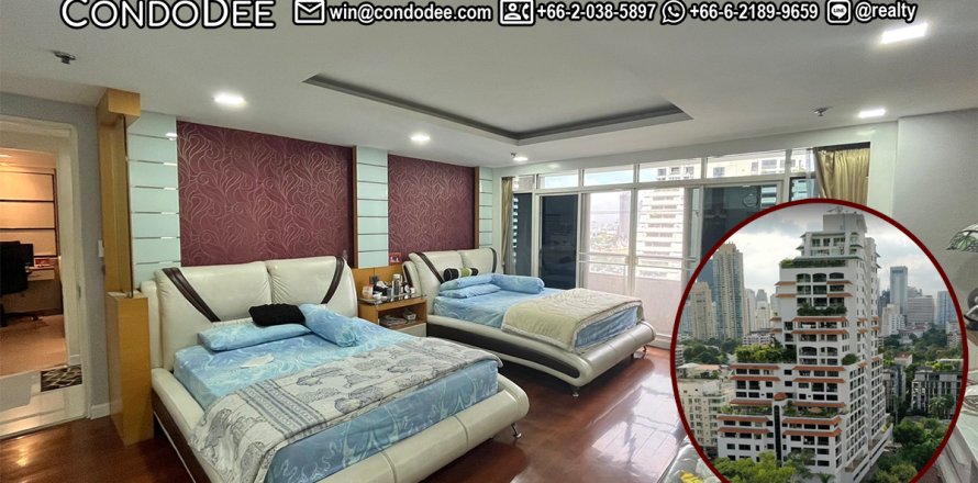 Condo à Watthana, Bangkok, Thaïlande, 3 chambres № 200814