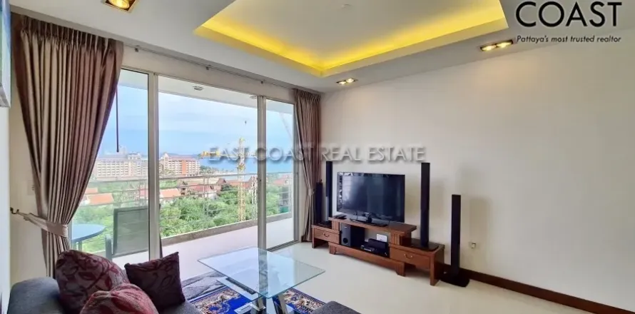 Condominio de 2 dormitorios en Jomtien Beach, Pattaya, Tailandia № 213000