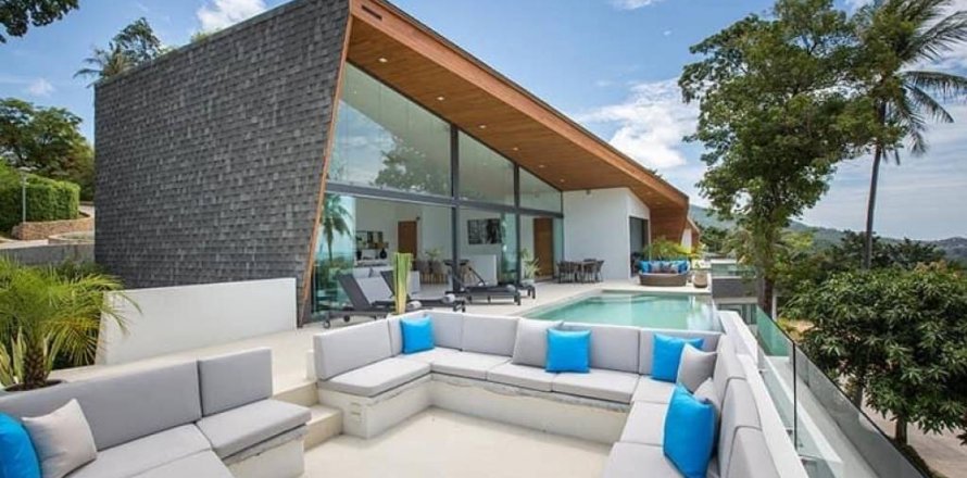 Villa à Ko Samui, Thaïlande 4 chambres № 114605