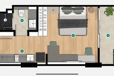 Студия в кондо в Пхукете, Таиланд № 156643 - фото 6