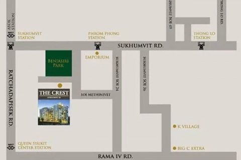 Studio in the Condo in Khlong Toei, Bangkok, Thailand  № 138299 - photo 23