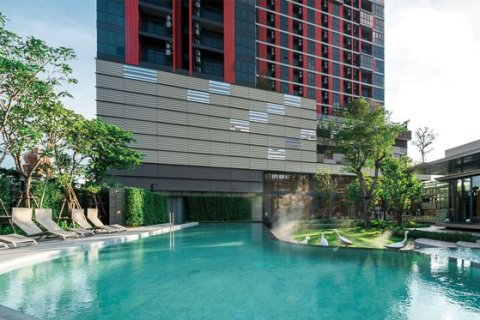 Кондоминиум с 2 спальнями в Бангкапи, Бангкок, Таиланд № 152677 - фото 15