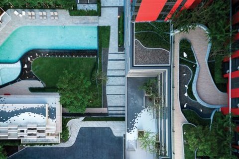 Кондоминиум с 2 спальнями в Бангкапи, Бангкок, Таиланд № 152677 - фото 18