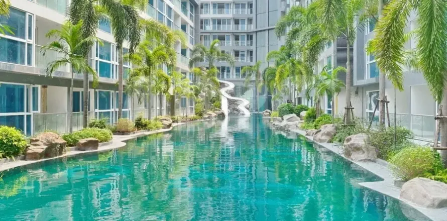 Estudio en el condominio en Pattaya, Tailandia № 210737