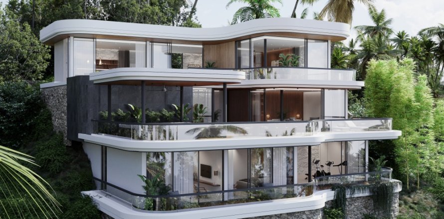 Пентхаус в Пангане, Таиланд с 3 спальнями  № 165523