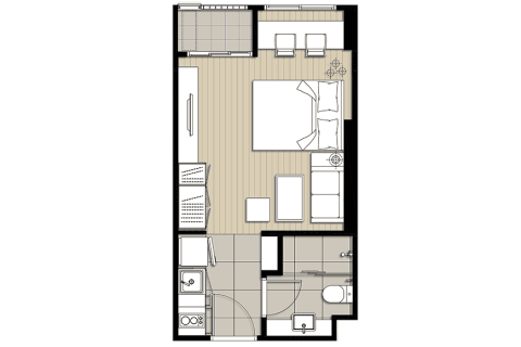 Studio in the Condo in Bangkok, Thailand № 183197 - photo 11
