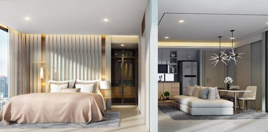 Condo à Bangkok, Thaïlande, 1 chambre № 114672